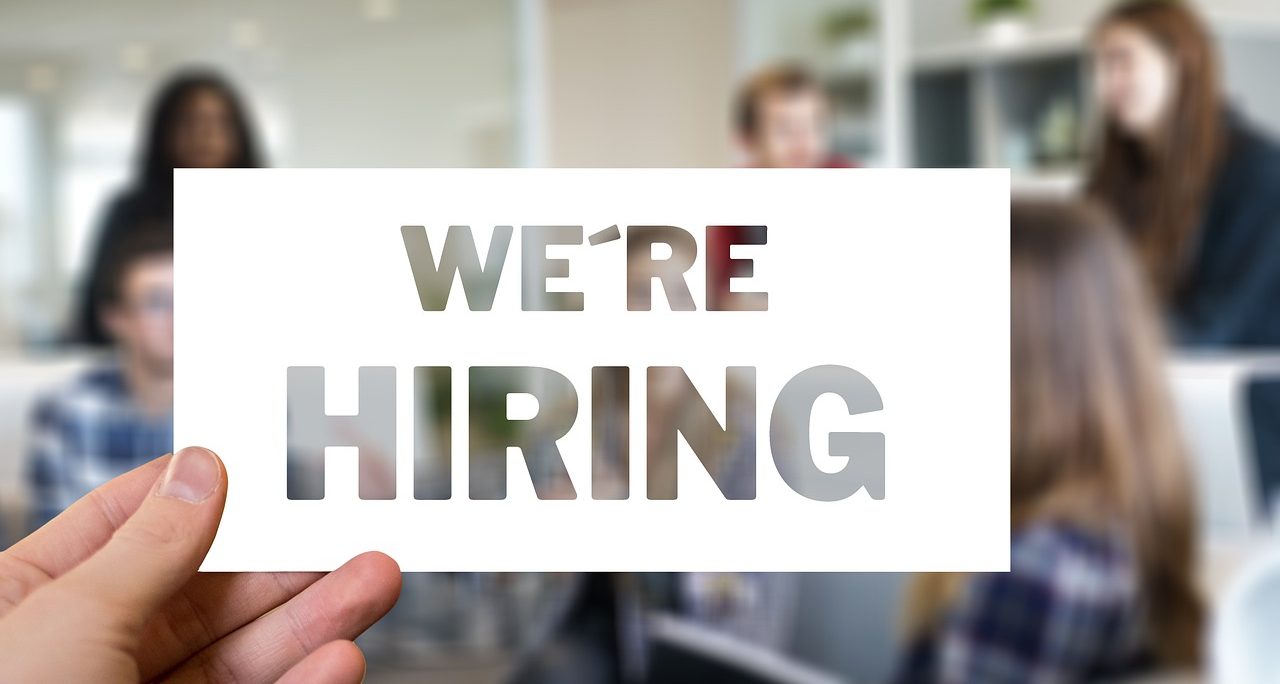 We Are Hiring.